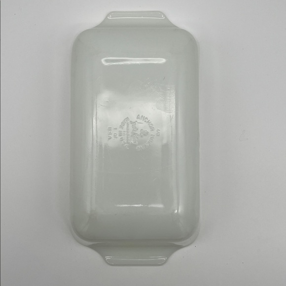 Vintage Anchor Hocking 441 Fire-King Meadow Green Milk Glass Baking Dish - 1 Qt - Picture 6 of 12